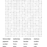 La Navidad Word Search   Wordmint Pertaining To Free Spanish Christmas Word Search