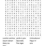 Latin Christmas Carols Word Search   Wordmint Inside Christmas Carols Word Search