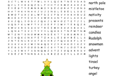 Legend Of Christmas Tree Word Search - Wordmint with regard to Word Search Christmas Tree