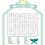 Nativity Word Search Printable   Fun Loving Families For Christmas Word Search Bible