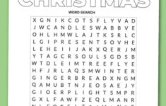 Printable Christmas Word Search - Chevron Lemon for Free Printable Christmas Word Search Puzzles