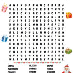 Printable Santa Claus Word Search: A Fun Christmas Activity   This Within Christmas Fun Word Search