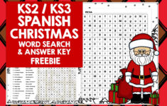 Spanish Christmas Word Search Freebie | Teaching Resources in Free Spanish Christmas Word Search