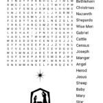 The Birth Of Jesus Word Search   Wordmint Throughout Christmas Jesus Word Search