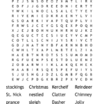 Twas The Night Before Christmas Word Search   Wordmint Within Night Before Christmas Word Search