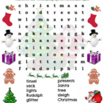 Word Search Worksheets To Print For Kids | 101 Activity Within Christmas Decorating Word Search