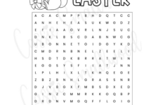 7 Fun Easter Word Search Printables (Free!) - Cassie Smallwood in Easter Bunny Word Search