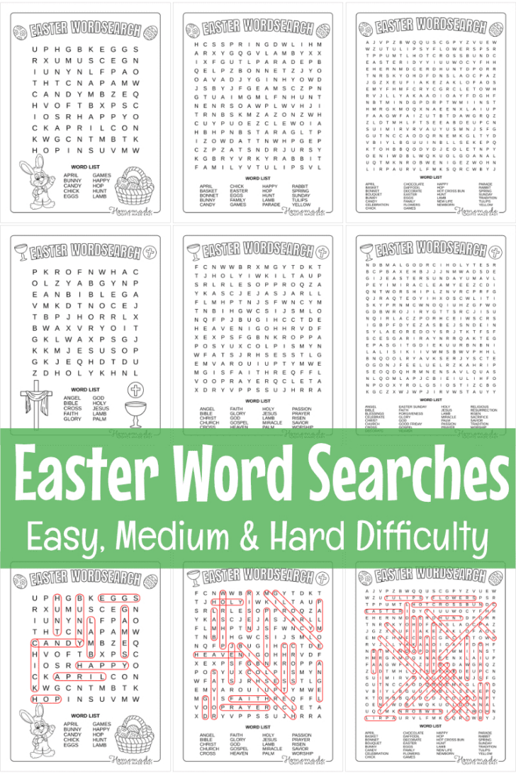 Easter Online Word Search