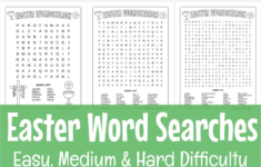Best Easter Word Search Puzzles For Kids intended for Easter Word Search Games
