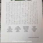 Christian Easter Word Search   Lovinghomeschool Intended For Easter Word Search Jesus