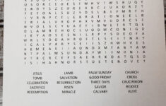 Christian Easter Word Search - Lovinghomeschool within Christian Easter Word Search