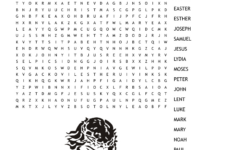 Easter Story Crossword - Wordmint throughout Easter Bible Word Search