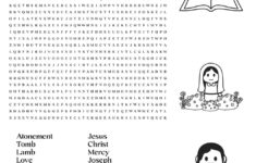 Easter-Themed Word Searches • Beeloo Printable Crafts And intended for Catholic Easter Word Search Printable