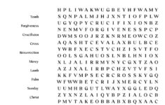 Easter-Themed Word Searches • Beeloo Printable Crafts And throughout Religious Easter Word Search