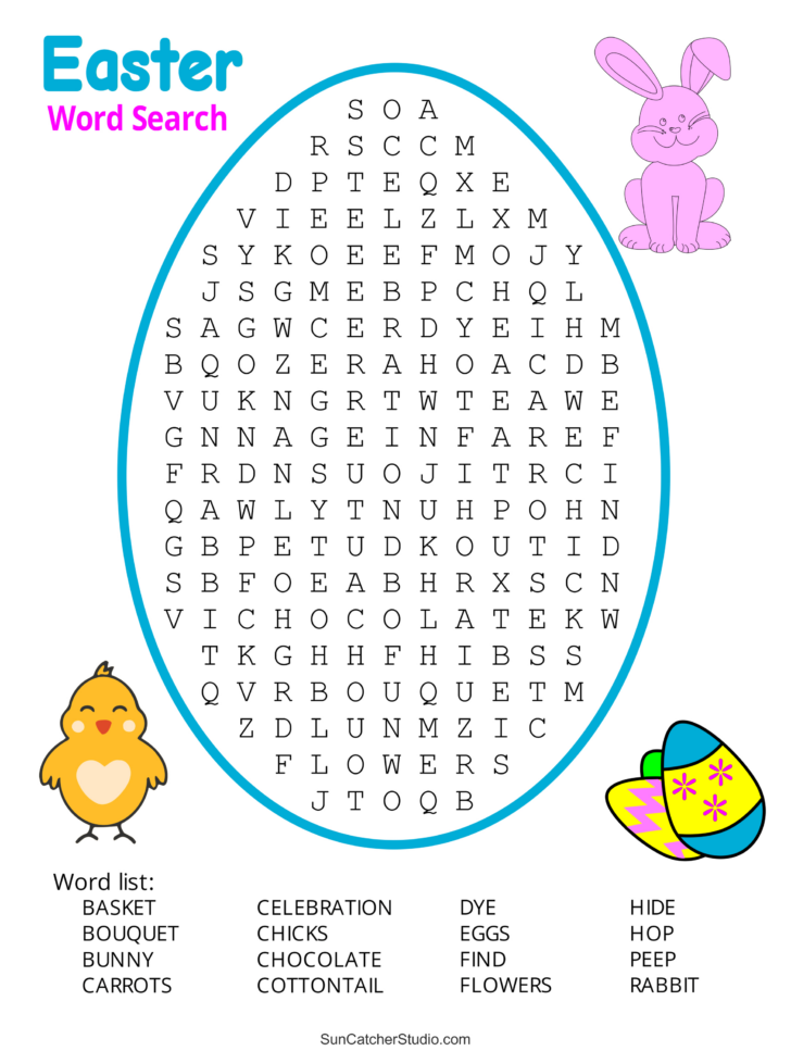 Free Word Search For Easter