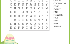 Easter Word Search (Free Printable Pdf Puzzles) – Free Printables with regard to Easter Word Search Easy