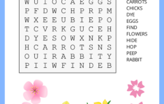 Easter Word Search (Free Printable Pdf Puzzles) – Free Printables within Free Printable Easy Easter Word Search