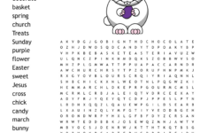 Easter Word Search - Wordmint inside Easter Word Searches To Print