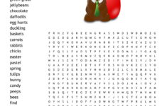 Egg-Cellent Easter Wordsearch - Wordmint throughout Egg Cellent Easter Word Search Answers