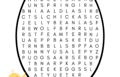 Free Easter Word Search Printable - About A Mom with Easy Easter Word Search