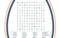 Fun And Festive Printable Easter Word Search throughout Catholic Easter Word Search Printable