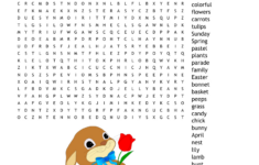 Happy Easter! Word Search - Wordmint for Fun Easter Word Searches
