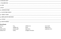Middle East Geography Word Search Word Bank Word Scramble - Wordmint pertaining to Middle East Geography Word Search