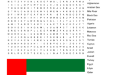 Middle Eastern Countries Word Search - Wordmint within Middle East Word Search