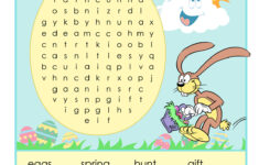 Printable Easter Word Search pertaining to Free Printable Easter Word Search For Kids