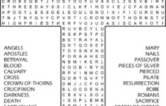Word Search Sunday School - 10 Free Pdf Printables | Printablee intended for Christian Easter Word Search Free Printable