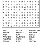 10 Free Printable Word Search Puzzles Inside Free Printable Word Search Large