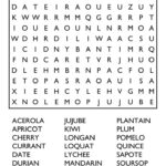 10 Free Printable Word Search Puzzles Inside Free Printable Word Search Puzzles For Seniors