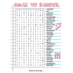 10 Fun Back To School Printable Word Search Puzzles | Kids In Printable Word Search For 9 Year Olds