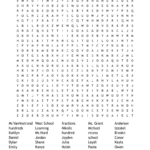 100 Days Of School Word Search   Wordmint With Regard To Free Printable 100 Word Word Search
