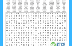 100 Hard Word Search Puzzles Printable – Free – Growing Play within Free Printable Word Search For Adults