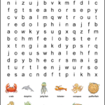 1St Grade Ocean Word Search   Tree Valley Academy Inside Printable Word Search For Grade 1