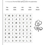 1St Grade Word Search   Best Coloring Pages For Kids Throughout Printable Word Search 1St Grade