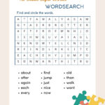 1St Grade Word Search For Kids   Free Printables   A Touch Of Within Free Printable Word Search Sight Words