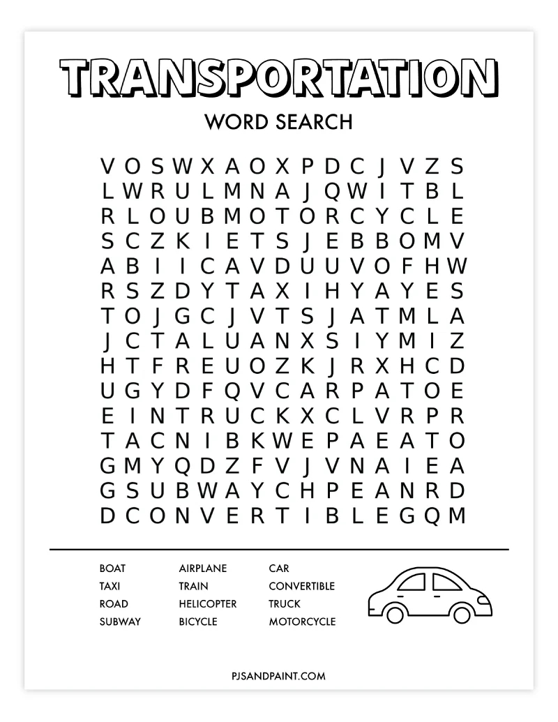 23 Free Printable Word Searches - Pjs And Paint in Free Printable Word Search Printable