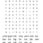 2Nd Grade Word Search   Wordmint In Free Printable Word Search For Second Grade