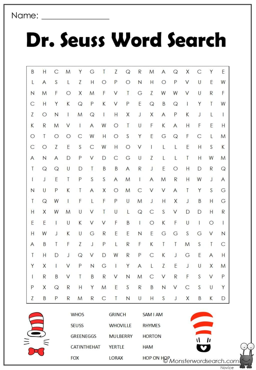 320 There&amp;#039;S A Wocket In My Pocket Ideas To Save Today | Seuss with Free Dr Seuss Word Search Printable