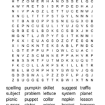 3Rd Grade Spelling Word Search   Wordmint In 3rd Grade Word Search Printable