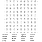 4Th Grade Sight Words Word Search   Wordmint With Regard To Free Printable Word Search For Grade 4