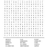 4Th Of July Word Search – Rokopuzzles In 4th Of July Word Search Puzzle Printable