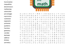 5Th Grade Math Vocabulary Word Search – Wordmint with Printable Word Search For Grade 5