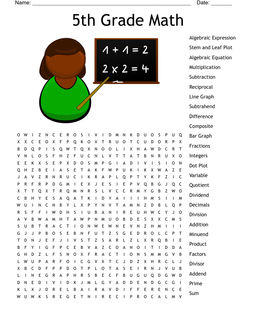 5Th Grade Sight Words Word Search - Wordmint for Free Printable Word Search For Fifth Graders