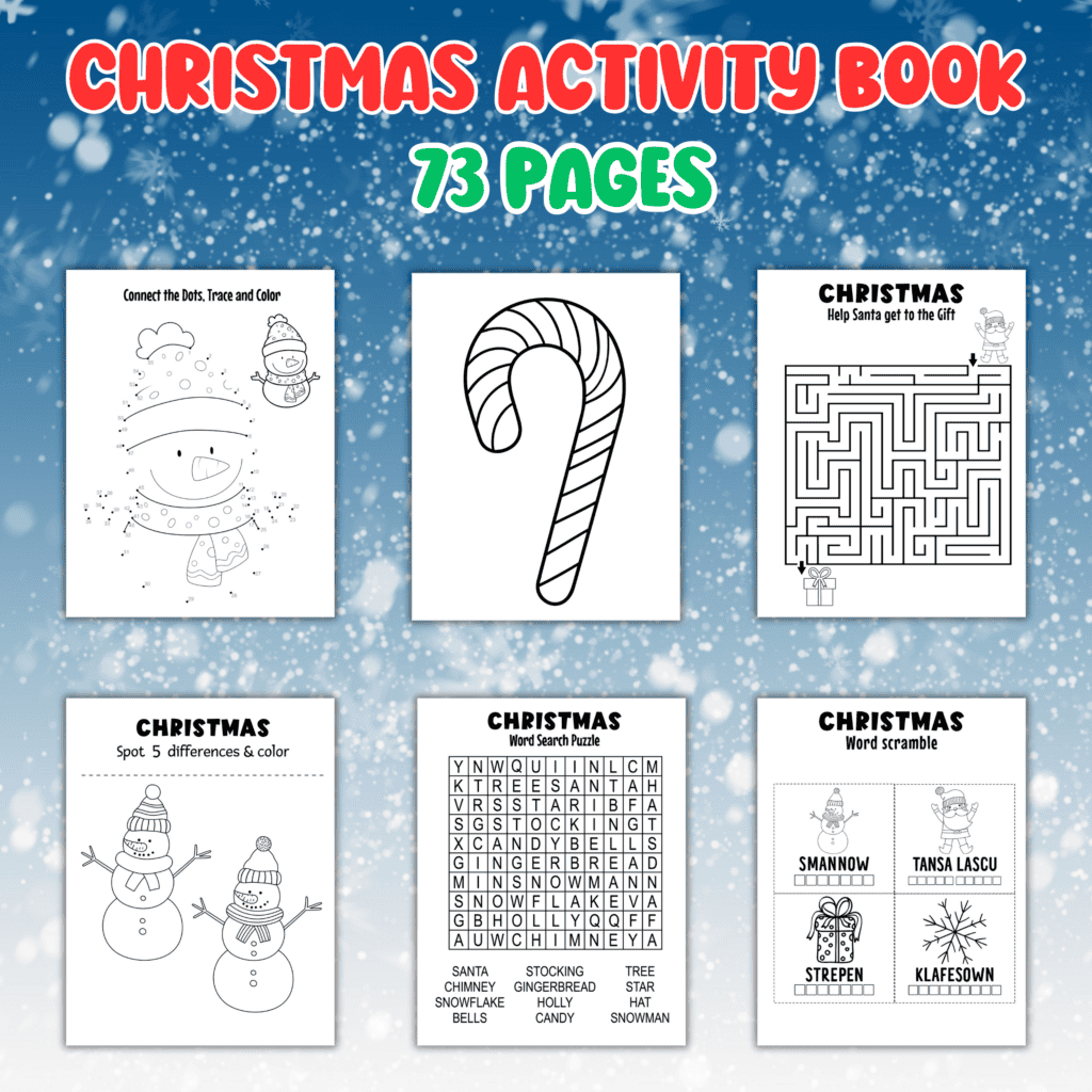 6 Fun Christmas Word Search Free Printables - Cassie Smallwood for Word Search Puzzle Books For Adults Printable Free Christmas