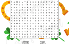 6 Fun St. Patrick'S Day Word Search Worksheets - Cassie Smallwood in St Patrick&amp;#039;s Day Free Printable Word Search
