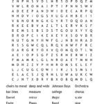 6Th Grade Music Word Search   Wordmint In Printable Word Search For Grade 6