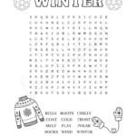 8 Fun Winter Word Searches   Cassie Smallwood With 2Nd Grade Free Printable Word Search